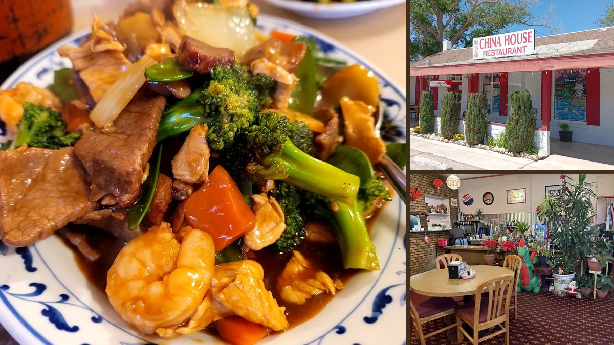Chinese restaurant storefront in Lucerne Valley